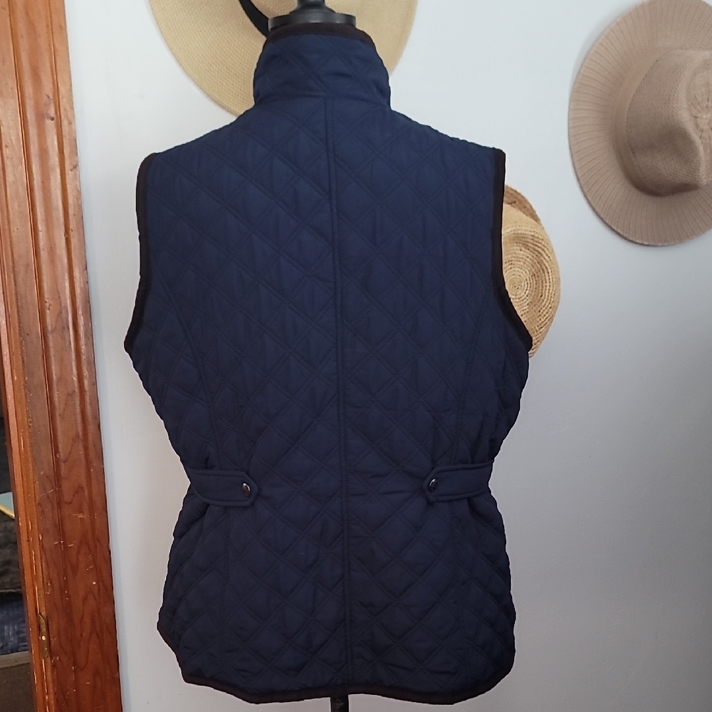 Weatherproof Navy Quilted Women's Vest - Picture 7 of 12